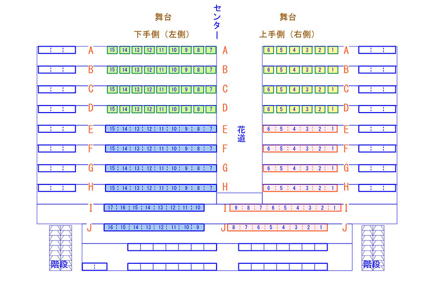 座席表