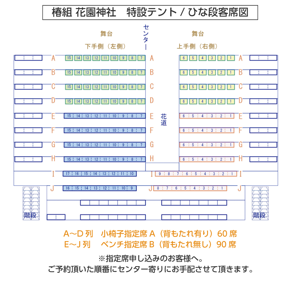 座席表